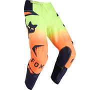 FOX 180 Shield Pantalons de motocross, noir-orange, taille 30 pour homme