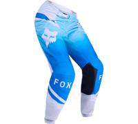 FOX 180 Shield Pantalons de motocross pour femmes, Blanc/bleu, Taille 8