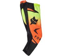 FOX 180 Shield Pantalons de motocross pour jeunes, noir/orange, Taille 28