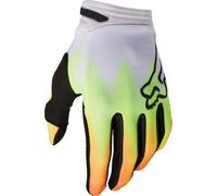 FOX 180 Statk Gants Motocross, rouge/jaune, 2XL