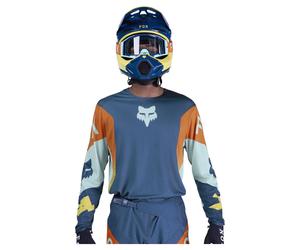 FOX 360 dents Maillot MX Bleu S unisex