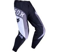 FOX 360 Tine Pantalons de motocross, noir-gris-blanc, taille 30 pour homme