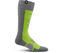 FOX 360 Divider Motocross Chaussettes, gris/jaune, Taille M