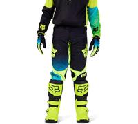 FOX 360 Streak Pantalon de motocross pour les jeunes, noir-bleu-jaune, taille 26