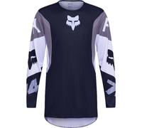 FOX 360 Tine Maillot de motocross, noir-gris-blanc, taille M pour homme
