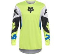 FOX 360 Tine Maillot de motocross, jaune/noir/blanc, Taille 2XL