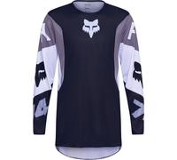 FOX 360 Tine Maillot de motocross, Noir/Blanc/Gris, Taille 2XL