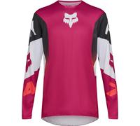 FOX 360 Tine Maillot de motocross, rose/blanc, Taille S