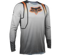 FOX 360 Vizen Maillot de motocross, Gris/Orange, Taille S