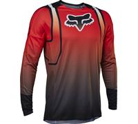 FOX 360 Vizen Maillot de motocross, Rouge/Noir, Taille S