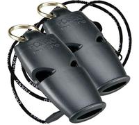 Fox 40 Lot de 2 Micro, Noir avec Cordons