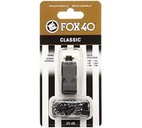 Fox 40 Sifflet Classique Officiel avec Cordon détachable (Noir)