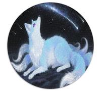 Fox à Neuf queues 1000 Piece Puzzle Rond, pour Enfants Adulte Éduchatif Unique Jigsaw pour La Famille Amis 12 Ans De Qualité Supérieure 1000pcs (67.5x67.5cm)