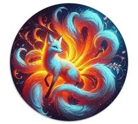 Fox à Neuf queues 1000 Pièces Fox à Neuf queues Puzzle pour Adulte Matériaux Recyclés Jeu Cadeau Unique Adultes Et Enfants Dès 14 Ans 1000pcs (67.5x67.5cm)