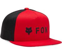 FOX Absolute Mesh Casquette Snapback pour les jeunes, Rouge/Noir, Taille unique