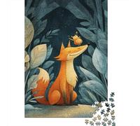 Fox and Friends in The Forest Puzzle 1000 Pièces Educa Jouet en Bois Divertissement Créatif De l'art De La Décoration Jeu Éducatif Challenge Toy pour Adultes Et Enfants À Partir De 12 Ans 52x38cm/100