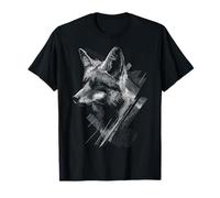 Fox Artwork Animal Forest Wild Outdoor T-Shirt