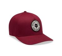 FOX Badge Bouchon Flexfit, Rouge foncé, Taille S/M