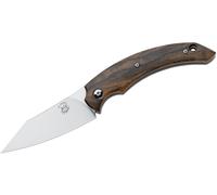 FOX/Bastinelli Slim Dragotac Piemontes Friction Folder, Manche en bois de Ziricote FX-518 ZW