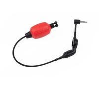 FOX Black Label CBI140 Halo Dumpy Bobbin Red | Indicateur de touche pour pêche à la carpe | LED s'allume légèrement lorsque l'alarme est allumée puis lumineux pour indiquer la morsure | Corps opaque