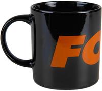 Fox Tasse en céramique avec logo noir et orange - Tasse de pêche, tasse à café, tasse à boisson, gobelet, CCW022