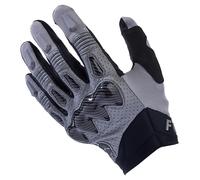 FOX Bomber Gants de motocross, noir-gris, taille S pour homme