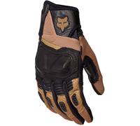 FOX Bomber Pro Air Adv Gants de motocross, noir-brun, taille L pour homme