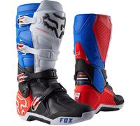 FOX Bottes Motion Unity LE White / Red / Blue 14 (EU 49)