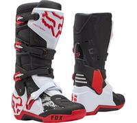 FOX Bottes Motion White / Flo Red 2026 6