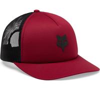 FOX Boundary Casquette de routier féminin, noir-rouge pour femmes