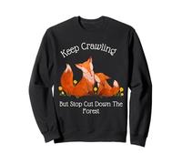 Fox Brothers Family Twins Foxes Lovely Kissing Valentine Sweatshirt