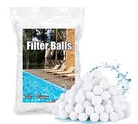 Fox·Bunny Balle Filtrante Piscine, 700g Balles Filtrantes, Équivalent à 25 kg de Filtre à Sable, Réutilisables de Balle Filtrante Piscine (Filet à Linge Gratuit)