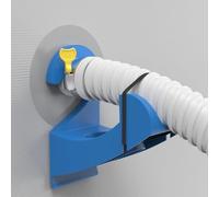 Fox Bunny Support de Tuyau de Piscine pour Piscines Hors Sol, Support de Tuyau pour Tubes de 26-38mm de Diamètre, Compatible avec Intex et Bestway, Aide à Réduire la Pression sur l'Entrée, Bleu