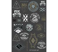 FOX Cascadia Ensemble d’autocollants, multicolore pour homme