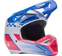 FOX Casque moto V1 Collect Junior Blue / Pink 2026 L