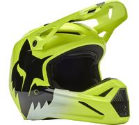 FOX Casque moto V1 Shield Flor Yellow 2026 XS