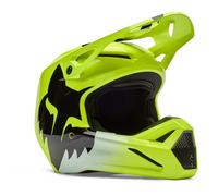 FOX Casque moto V1 Shield Junior Flor Yellow 2026 L