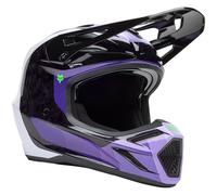 §Casque Cross FOX V3 RS Grid Noir-Violet§