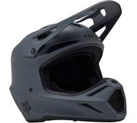 Fox Casque de motocross V3 Solid Gris graphite Taille XL