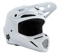 FOX Casque moto V3 Solid Junior Matt White 2024 YS