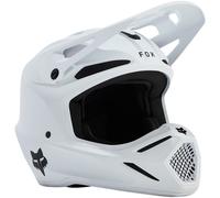 FOX Casque moto V3 Solid Matte White L