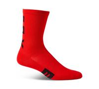 FOX Chaussettes de cyclisme classiques - FLEXAIR MERINO - Rouge L-XL