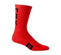 FOX Chaussettes de cyclisme classiques - FLEXAIR MERINO - Rouge L-XL