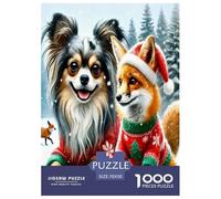 Fox Chien Puzzle De 1000 Pièces pour Adultes Et Enfants À Partir De 12 Ans Jeu De Patience Et De Réflexion De Qualité Supérieure - Activité Familiale Parfaite 70x50cm/1000pcs