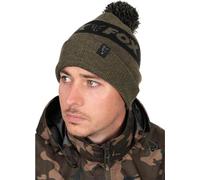 Fox Collection Bonnet à pompon Homme Vert Noir