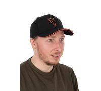 Fox Collection Casquette de baseball noir et orange