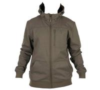 Fox Collection Veste de pêche, en softshell, vert et noir, taille : XXL