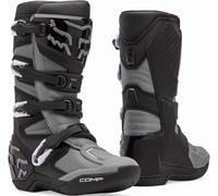 FOX Comp 2023 Bottes de motocross pour jeunes, noir-gris, taille 33 34