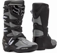 FOX Comp 2023 Bottes de motocross pour jeunes, noir/gris, Taille 5