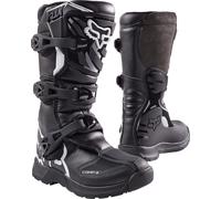 Fox Comp 3Y Bottes de Motocross de la jeunesse, noir, taille 32 33